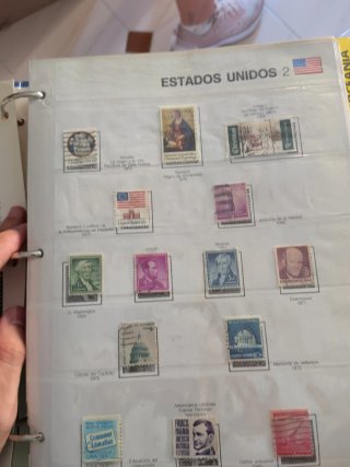 Colección sellos mundo años 70 Planeta-Agostini