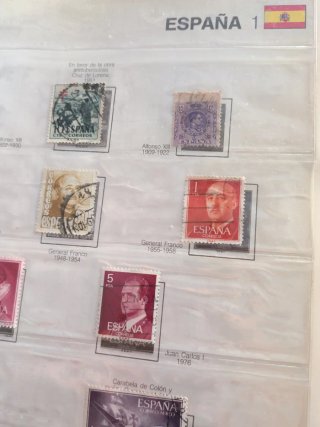 Colección sellos mundo años 70 Planeta-Agostini