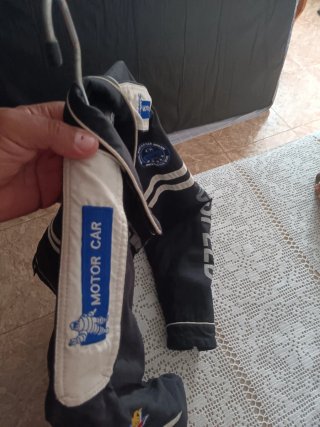Chaqueta de motorista negra talla xxl
