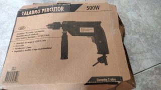 Taladro Percutor 500W + 13 Brocas HSS