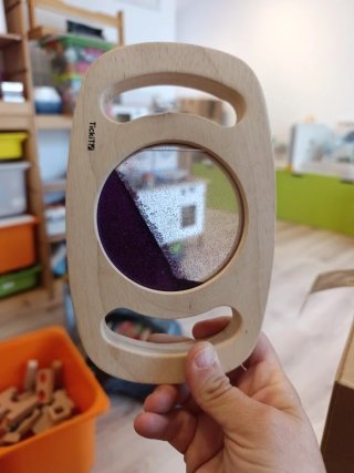 Espejo sensorial Tickit Montessori madera