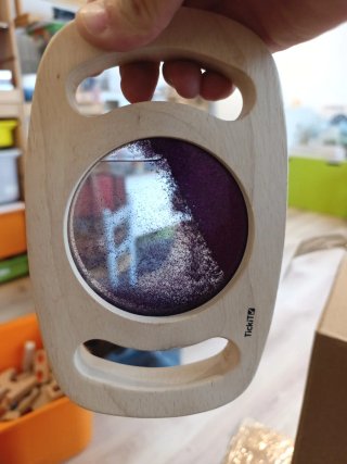 Espejo sensorial Tickit Montessori madera