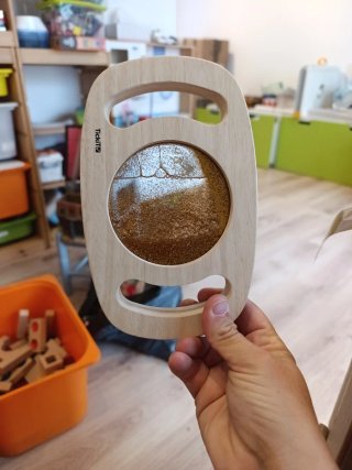 Espejo sensorial Tickit Montessori madera