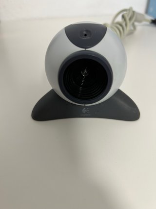 Cámara Web Logitech Gris y Negra
