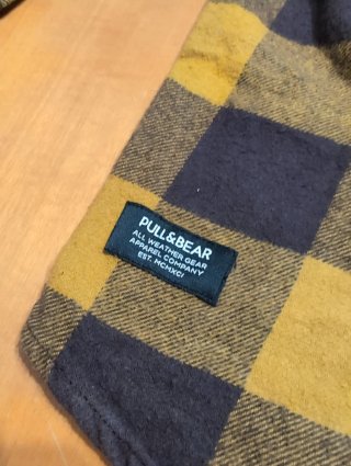 Camisa de cuadros Pull and Bear