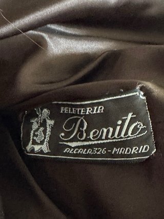 Abrigo de piel auténtica