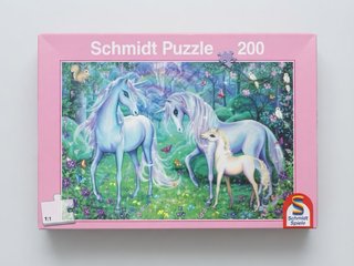 Puzzle Schmidt 200 piezas Unicornios