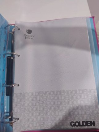 Carpeta anillas llama rosa