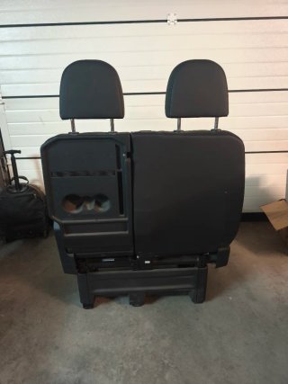 Asiento doble Volkswagen Crafter de polipiel