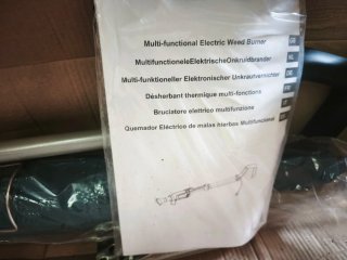 Quemador de malas hierbas eléctrico