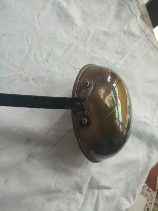 Cazo antiguo de latón