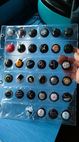 Colección 252 chapas de cava