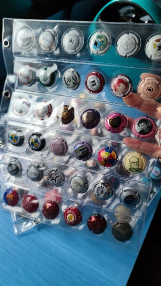 Colección 252 chapas de cava