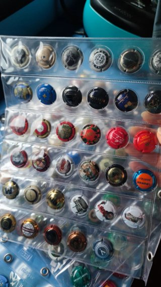 Colección 252 chapas de cava