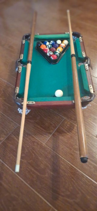 Mini mesa de billar para regalo