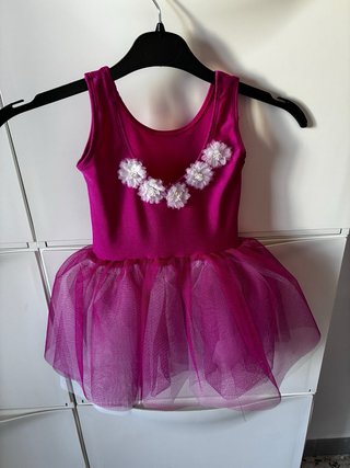 Tutú ballet rosa y blanco