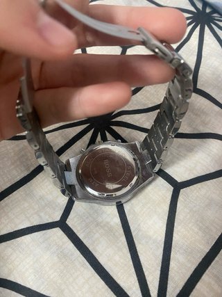 Reloj Boss Plata y azul