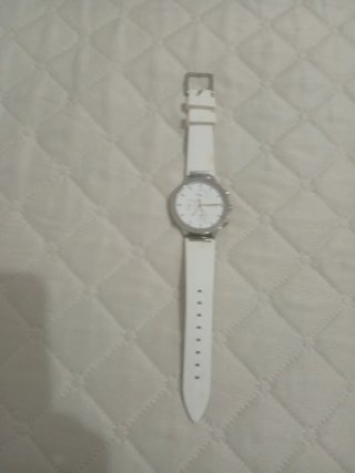 Reloj Calvin Klein Mujer Plata y Blanco