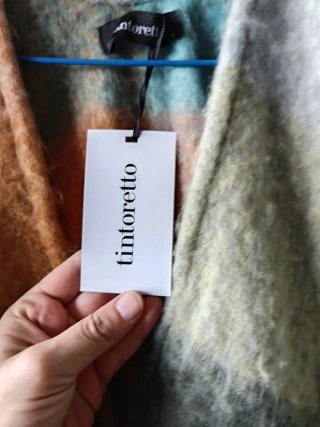 Poncho Tintoretto Multicolor Talla Única