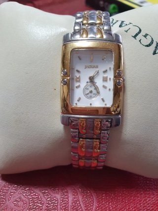 Reloj Jaguar. Acero y dorado