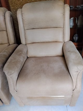 2 Butacas Reclinables Beige - Como Nuevas