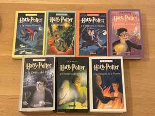 Saga completa libros harry potter tapa dura