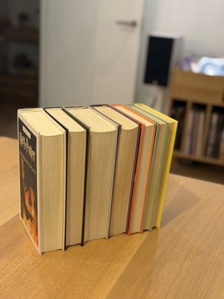 Saga completa libros harry potter tapa dura