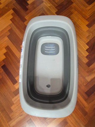 Bañera Bebé Twistshake Plegable + Soporte + cojín