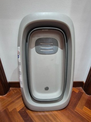 Bañera Bebé Twistshake Plegable + Soporte + cojín