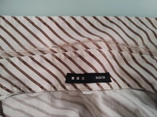 Camicia SASCH righe marroni taglia M