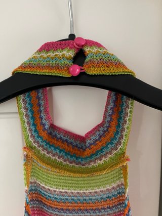 Vestido de punto S espalda al aire