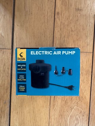 Colchón hinchable + inflador electrico