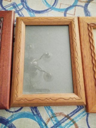 3 Marcos de madera decorados