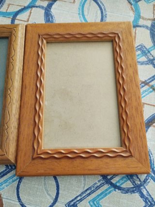 3 Marcos de madera decorados
