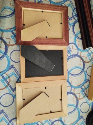 3 Marcos de madera decorados