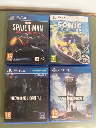 Lote 4 Juegos PS4/PS5