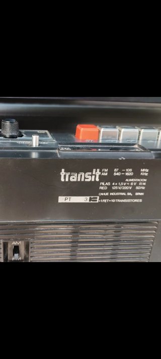 Radio Cassette Vanguard Transit 80