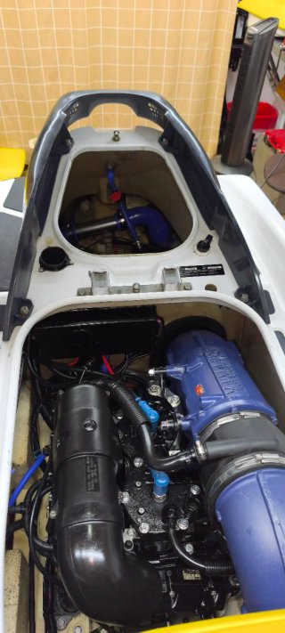 Yamaha GP760 con remolque