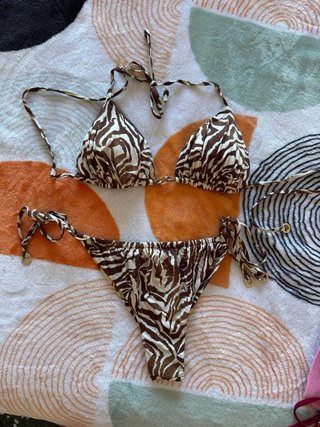 Bikini Calzedonia estampado cebra