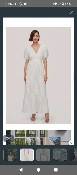 Vestido blanco Pedro del Hierro