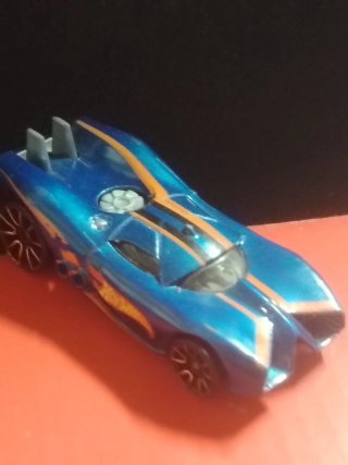 4 Coches Hot Wheels Azules