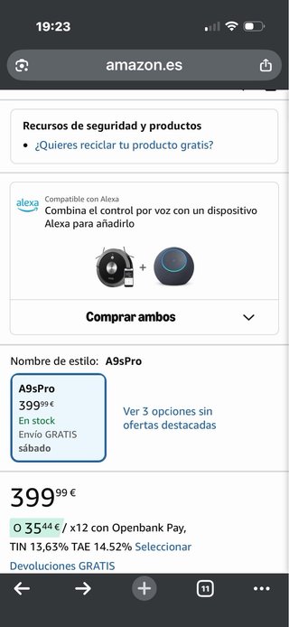 Robot Aspirador ZACO A9sPro