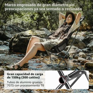 Silla Camping Plegable Naturehike Portátil