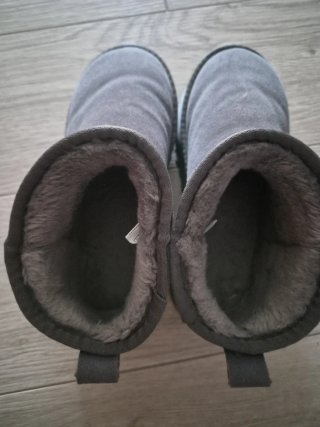 Botas UGG Mini Plataforma Grises