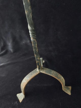 Soporte chimenea hierro forjado
