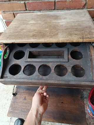 Mueble bar madera antiguo para restaurar