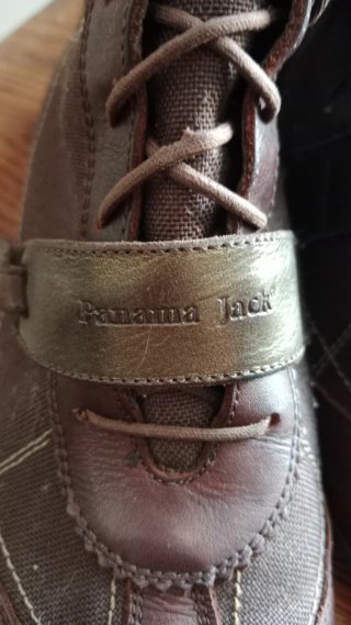 Botines Panama Jack Marrones y Dorados
