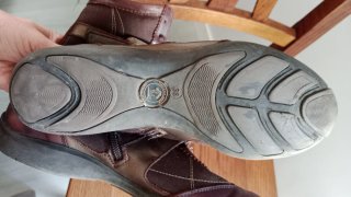 Botines Panama Jack Marrones y Dorados