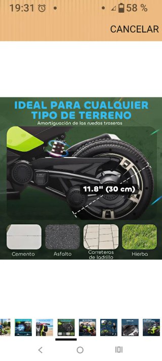 Quad Eléctrico Infantil AIYAPLAY 12V