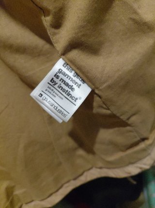 Cazadora de piel beige